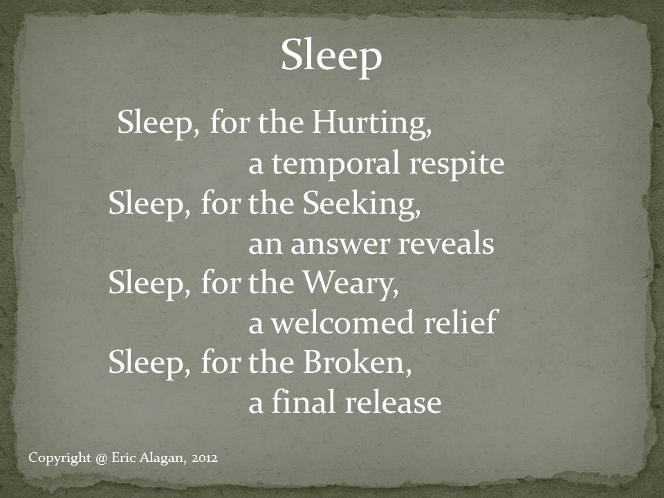 SLEEP – Written Words Never Die